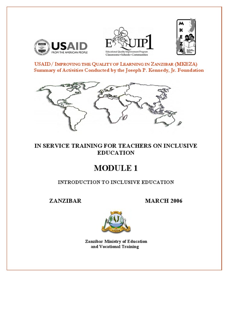 Disabillity Inclusion For Teachers | PDF | Special Education ...