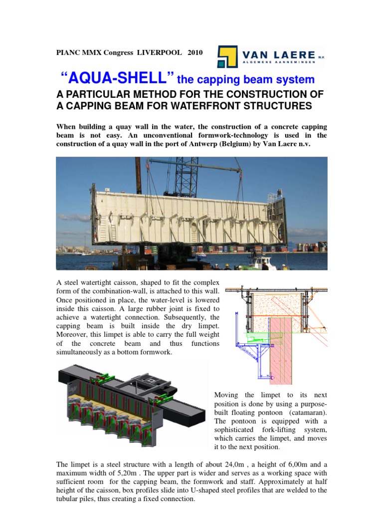 Capping Beam System Pdf Deep Foundation Beam Structure