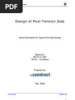  Post-tension Flat Slab Design Example