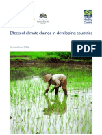 Effects of Climate Change in Developing Countries