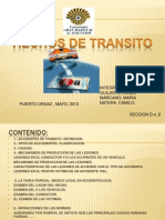 Diapositivas de Medicina Legal Hechos de Transito Definitiva