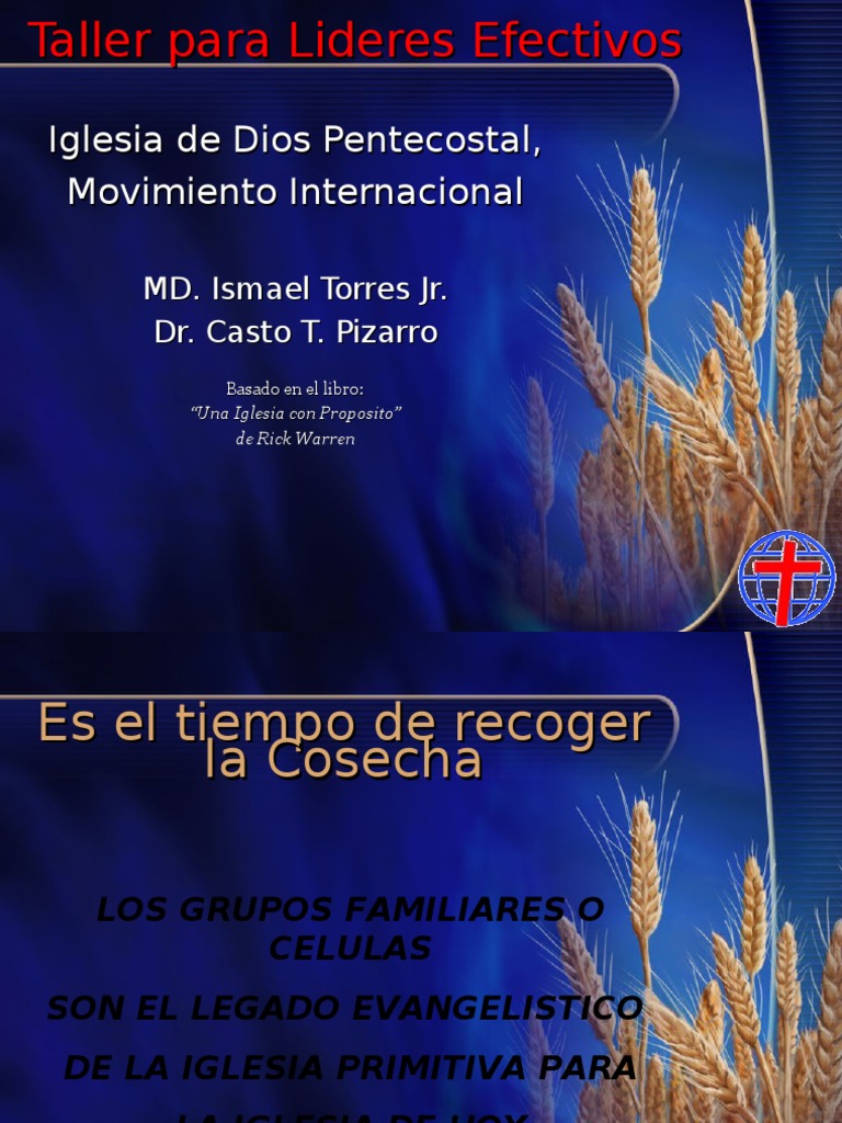 Taller de Liderazgo Efectivo en Iglesias | PDF | Cristo (título ...