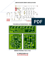 Amplificador Zener Modular Yiroshi 400W