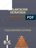 Implantacion Estrategia BSC