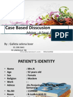 Case Based Disscusion: Adviser: DR - Saugi Abduh, SP - PD