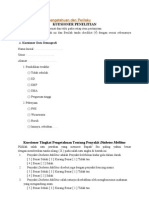 Download Kuesioner Tingkat Pengetahuan Dan Perilaku Diabetes Mellitus by Keyla Kehara Putri SN146600936 doc pdf
