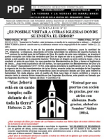 ¿Es Posible Visitar Otras Iglesias?