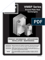 Brazed Plate Heat Exchanger WMBP Manual