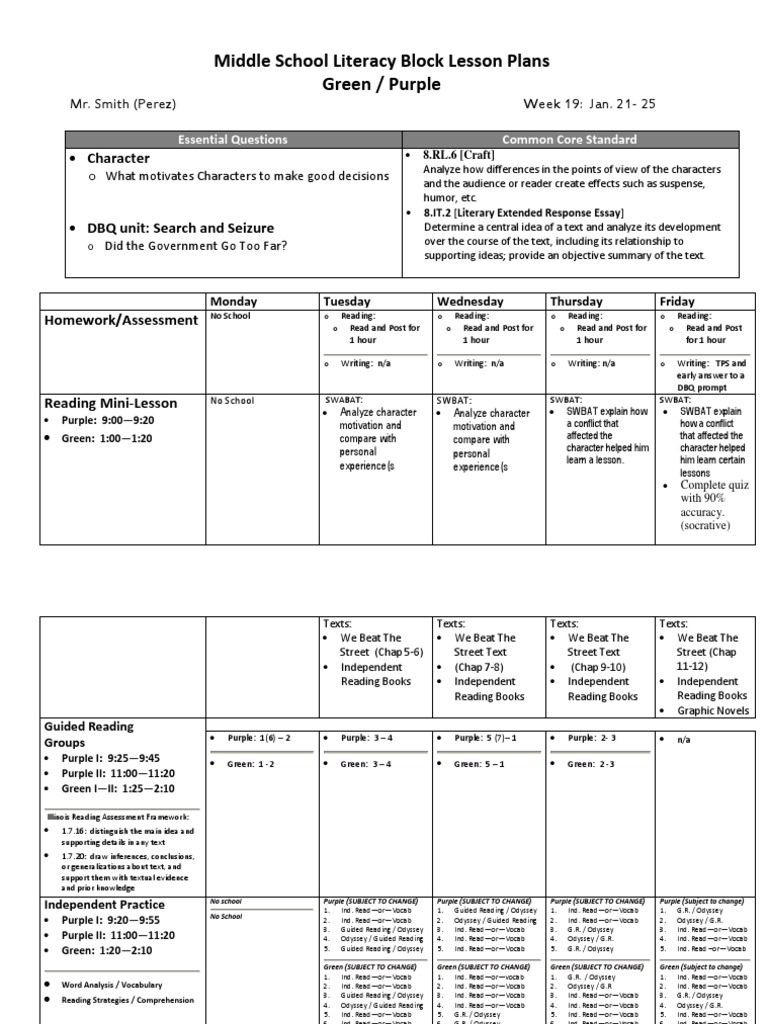 Planning Matrix | PDF | Reading Comprehension | Applied Psychology