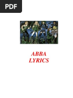 Download ABBA Lyrics English by cyberpaoliz SN14662385 doc pdf