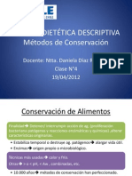 4° Métodos de Conservación