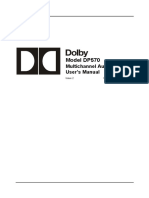 Dolby DP570 Manual