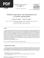 Goliath Transfer Pricing Case Article