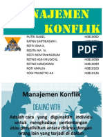 Manajemen Konflik