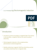 Analysing Electromagnetic Induction