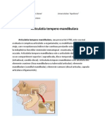 Articulatia Tempero-Mandibulara: Articulatia Temporo Mandibulara, Sau Prescurtat ATM, Este Cea Mai