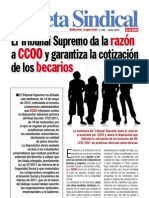 Pub97164 Gaceta Sindical (Edicion Especial n 159) CCOO Consigue Garantizar La Cotizacion de Los Becarios