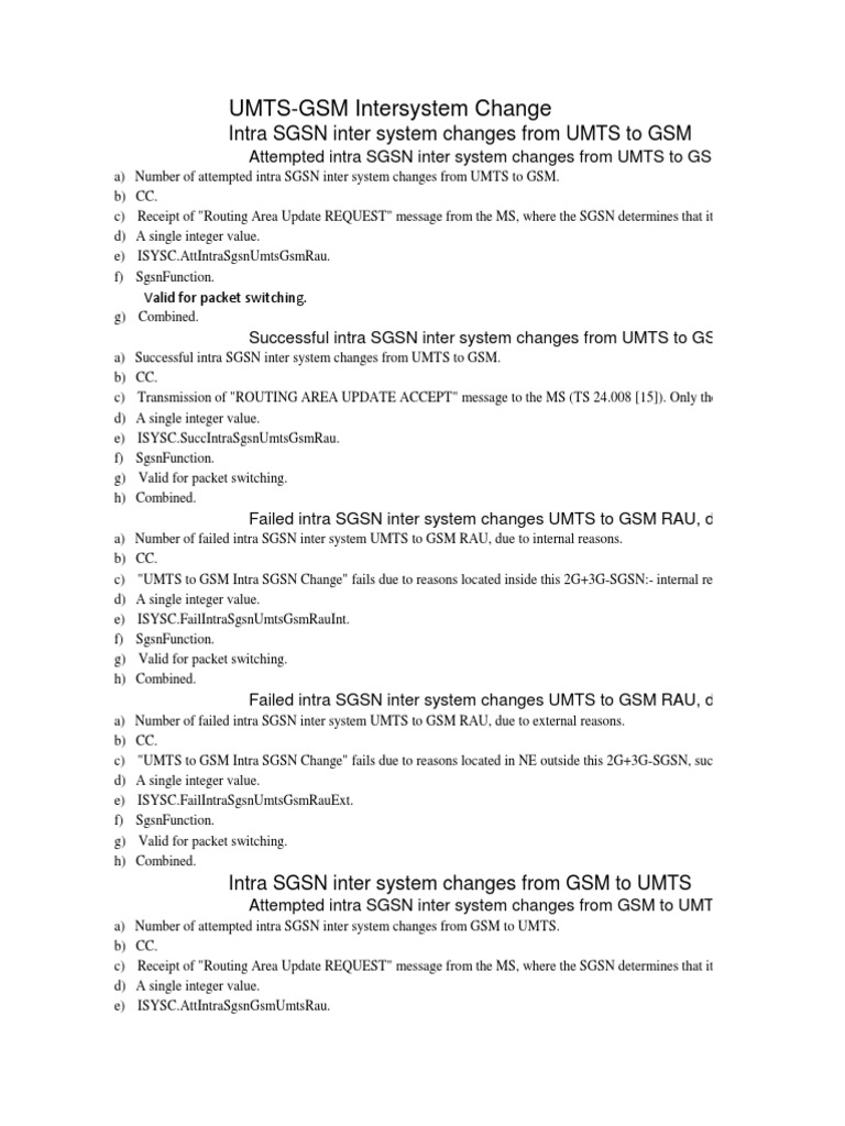 Rau - Umts GSM and GSM Umts | PDF | Infrastructure | Telecommunications