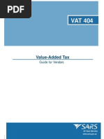 VAT 264: Second-Hand Goods Declaration | PDF | Value Added Tax | Taxes