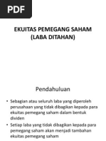Akuntansi Untuk Ekuitas Pemegang Saham