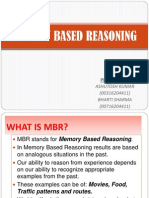 Memory Based Reasoning