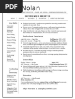 3.journalist CV Template