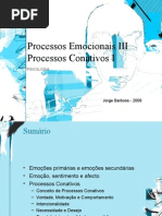 Processos Emocionais e Processos Conativos