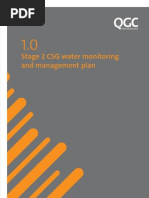 QGC LNG Field at Tara Water Monitoring and Management Plan
