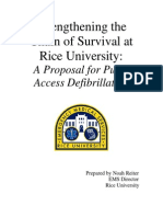 Rice University's Public Access Defib Proposal