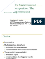 A Theory For Multiresolution Signal Decomposition