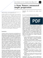 Drug Discovery From Nature: Automated High-Quality Sample Preparation