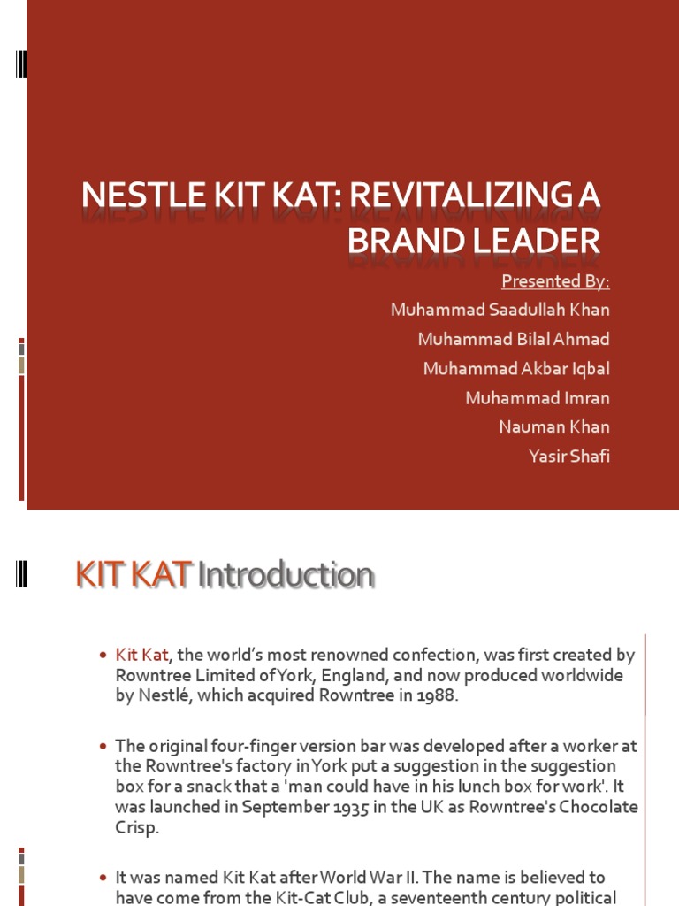 Kit Kat Marketing Strategies Overview | PDF | Advertising | Foods