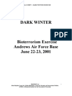 DARK WINTER - Bio-terror government excercise pre911