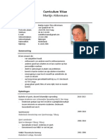 Curriculum Vitae - Martijn Akkermans