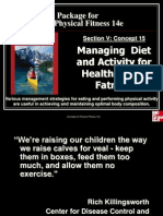 Presentation Package For Concepts of Physical Fitness 14e: Managing Diet and Activity For Healthy Body Fatness