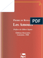 Les Amours Pierre de Ronsard