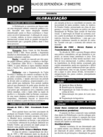 Trabalho de Dependencia - Geografia - 2 Bimestre