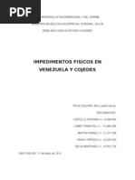Trabajo de Impedimento Fisico Nuevo