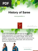 History of Saree