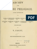 Archiv Für Slavische Philologie 31