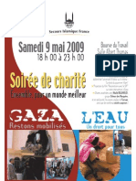 affiche soirée charité Lyon du 9 mai