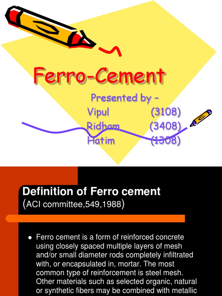 Ferrocement Manmade Materials Materials