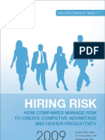 Executive Briefing - Hiring Risk