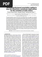 Heterozygosity-Based Assortative Mating in Blue Tits (Cyanistes Caeruleus) : Implications For The Evolution of Mate Choice