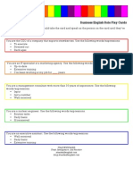 Business English Role Play Cards: Stuart Mill English Trust, Intelligence, and Practice