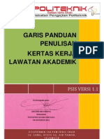 Garis Panduan Penulisan Kertas Kerja Lawatan Akademik