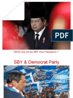 Which One Will Be SBY Vice President's ?