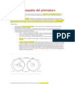 Retinopatía Del Prematuro