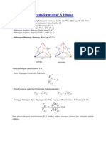 Hubungan Trafo 3 Fasa