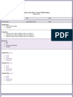 Lesson Plan Format